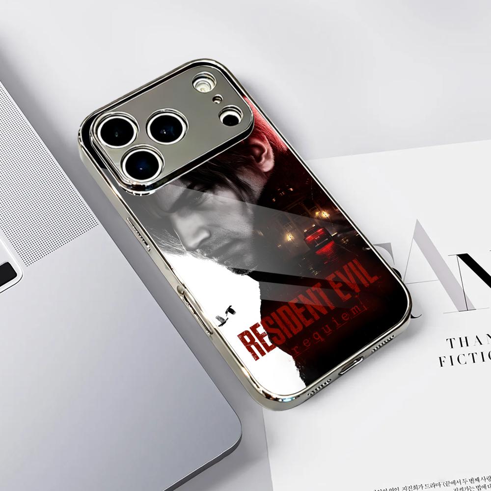 게임 R-레지던트 이블 9 폰 케이스 전기도금 메탈 범 - Apple Iphone 15 Pro Max 리뷰 및 가격