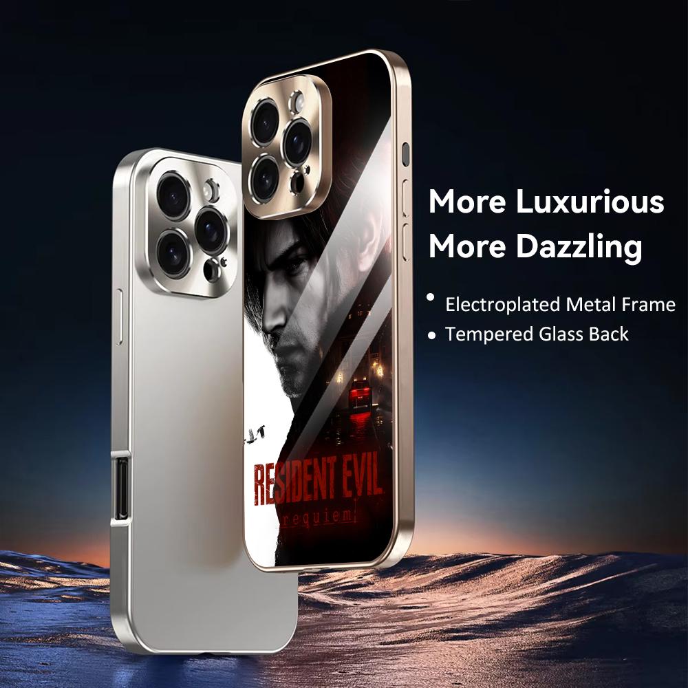 게임 R-레지던트 이블 9 폰 케이스 전기도금 메탈 범 - Apple Iphone 15 Pro Max 리뷰 및 가격
