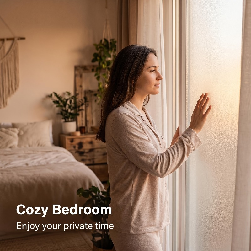 순백색 무점착 프라이버시 윈도우 필름, 침실, 거실,  - Privacy Screen Protector 리뷰 및 가격